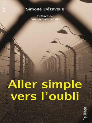 cover image of Aller simple vers l'oubli